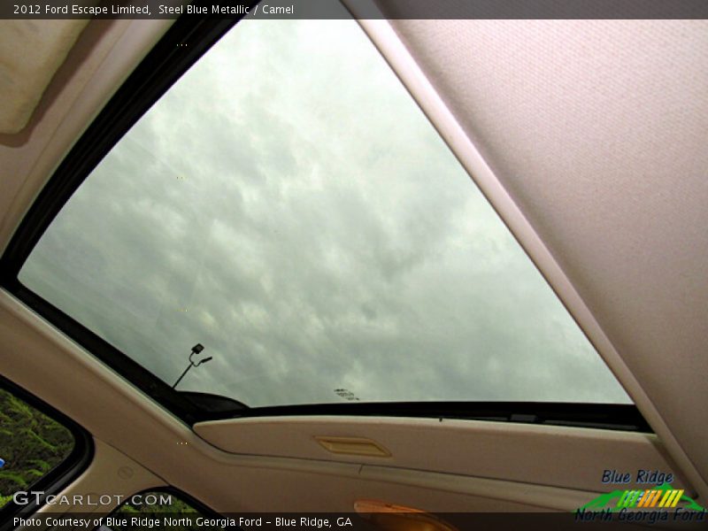 Steel Blue Metallic / Camel 2012 Ford Escape Limited