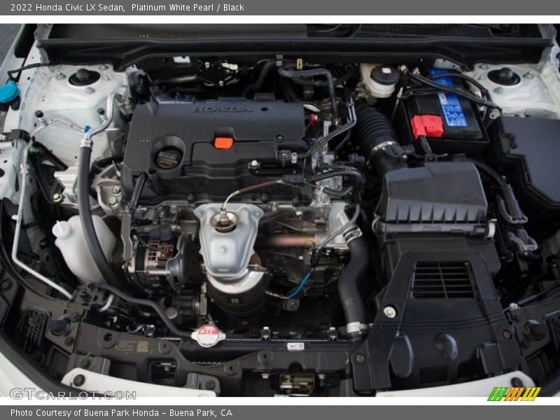 Platinum White Pearl / Black 2022 Honda Civic LX Sedan