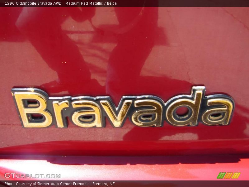 Medium Red Metallic / Beige 1996 Oldsmobile Bravada AWD