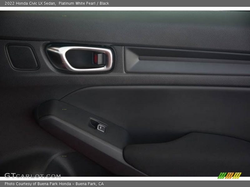 Platinum White Pearl / Black 2022 Honda Civic LX Sedan