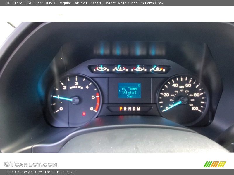 Oxford White / Medium Earth Gray 2022 Ford F350 Super Duty XL Regular Cab 4x4 Chassis