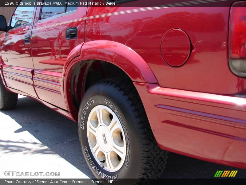 Medium Red Metallic / Beige 1996 Oldsmobile Bravada AWD