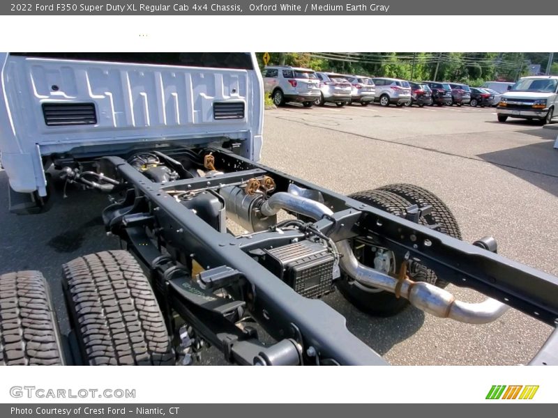 Oxford White / Medium Earth Gray 2022 Ford F350 Super Duty XL Regular Cab 4x4 Chassis