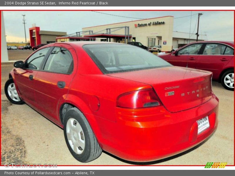 Inferno Red Pearlcoat / Black 2004 Dodge Stratus SE Sedan