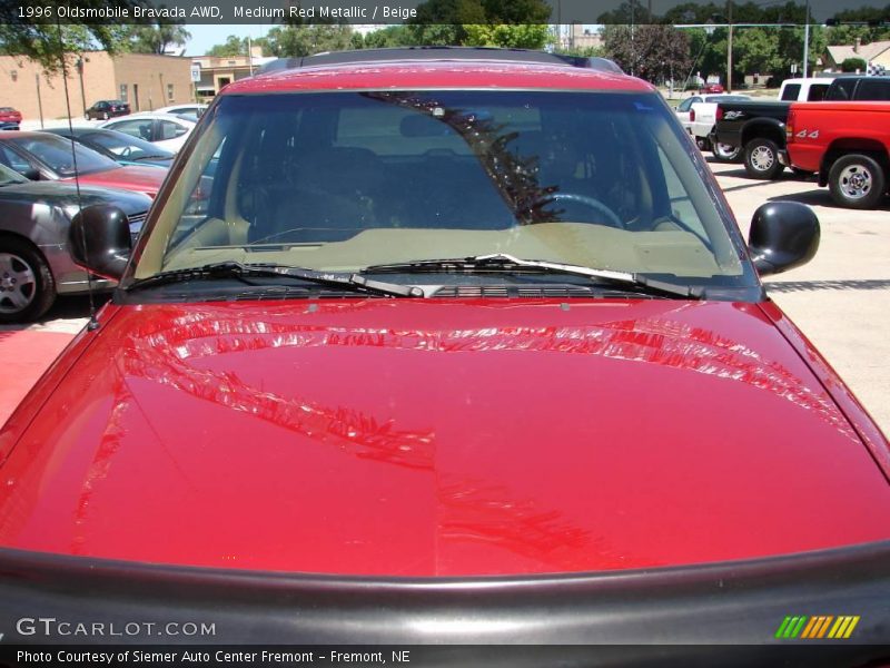 Medium Red Metallic / Beige 1996 Oldsmobile Bravada AWD