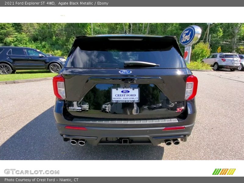 Agate Black Metallic / Ebony 2021 Ford Explorer ST 4WD