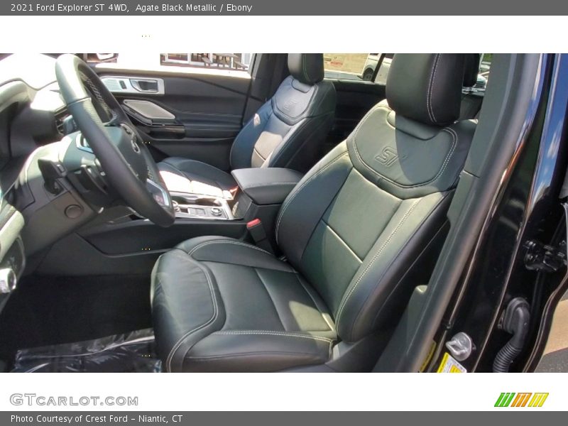 Front Seat of 2021 Explorer ST 4WD