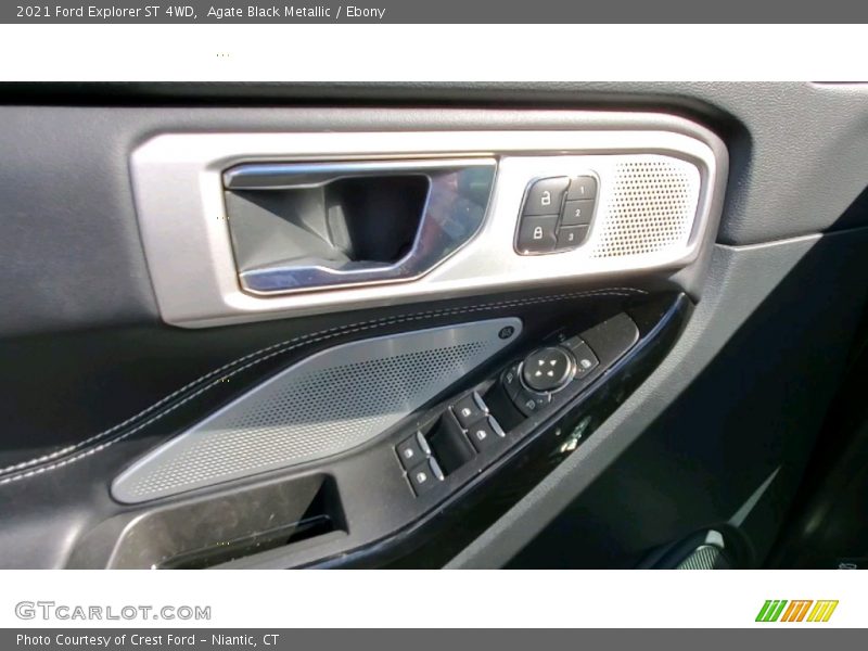 Agate Black Metallic / Ebony 2021 Ford Explorer ST 4WD