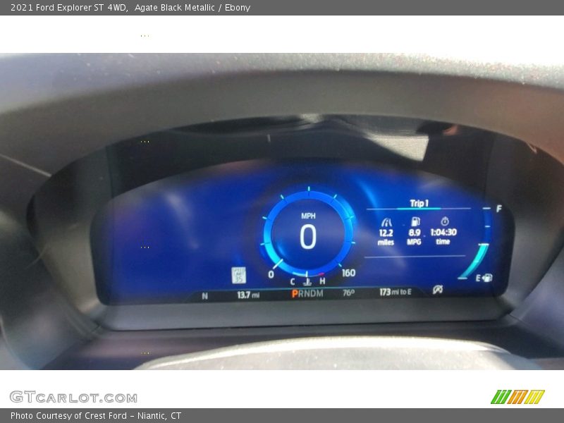 Agate Black Metallic / Ebony 2021 Ford Explorer ST 4WD