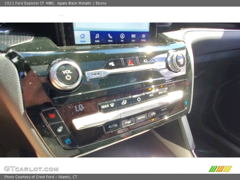 Agate Black Metallic / Ebony 2021 Ford Explorer ST 4WD