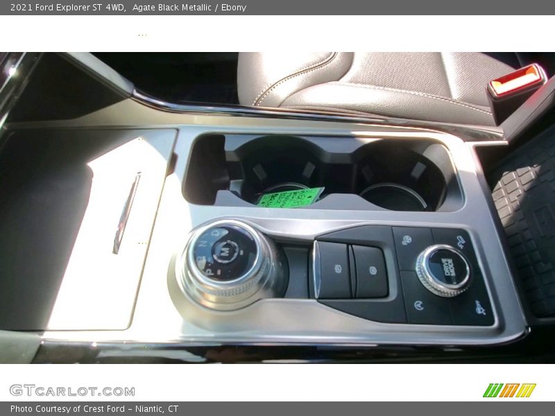 Agate Black Metallic / Ebony 2021 Ford Explorer ST 4WD