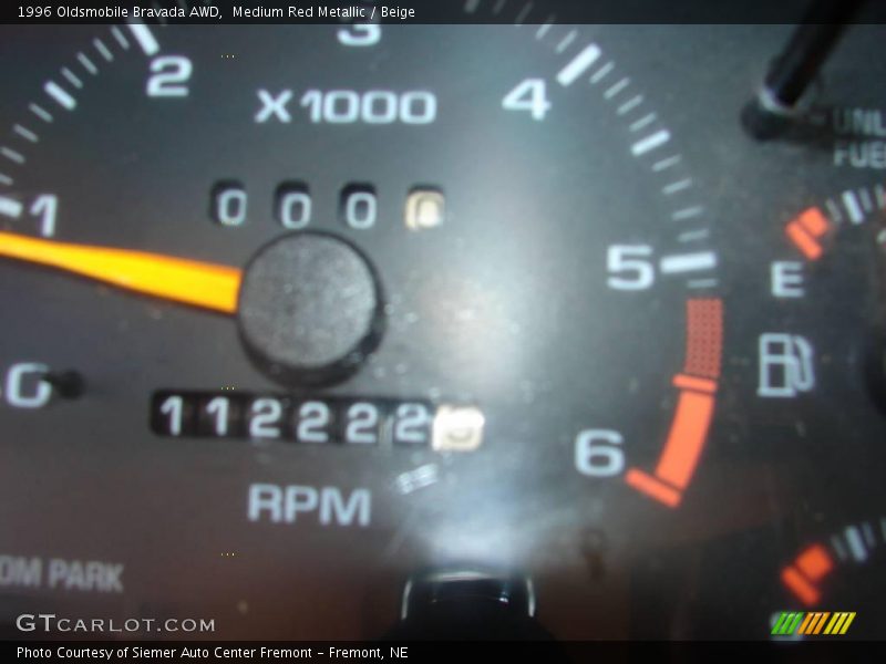 Medium Red Metallic / Beige 1996 Oldsmobile Bravada AWD