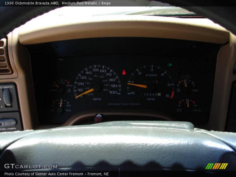 Medium Red Metallic / Beige 1996 Oldsmobile Bravada AWD
