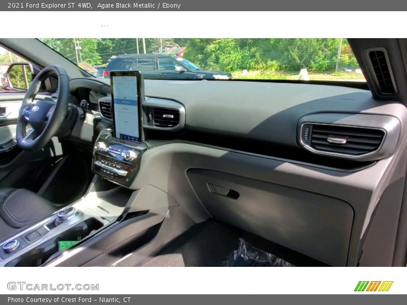 Agate Black Metallic / Ebony 2021 Ford Explorer ST 4WD