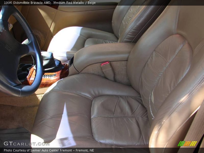 Medium Red Metallic / Beige 1996 Oldsmobile Bravada AWD