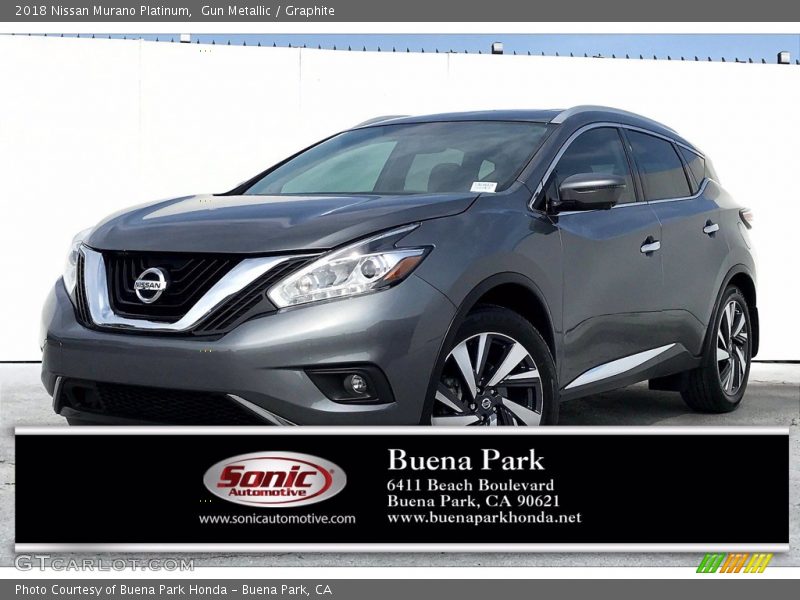 Gun Metallic / Graphite 2018 Nissan Murano Platinum