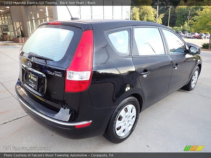 Black Noir Pearl / Black 2012 Hyundai Elantra GLS Touring