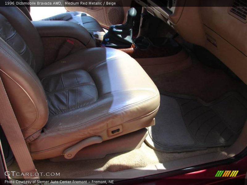 Medium Red Metallic / Beige 1996 Oldsmobile Bravada AWD