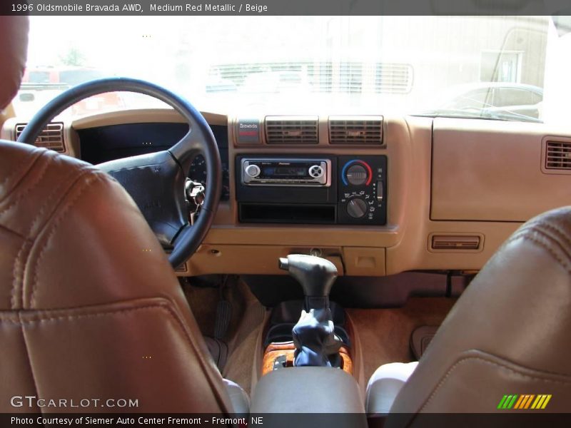 Medium Red Metallic / Beige 1996 Oldsmobile Bravada AWD