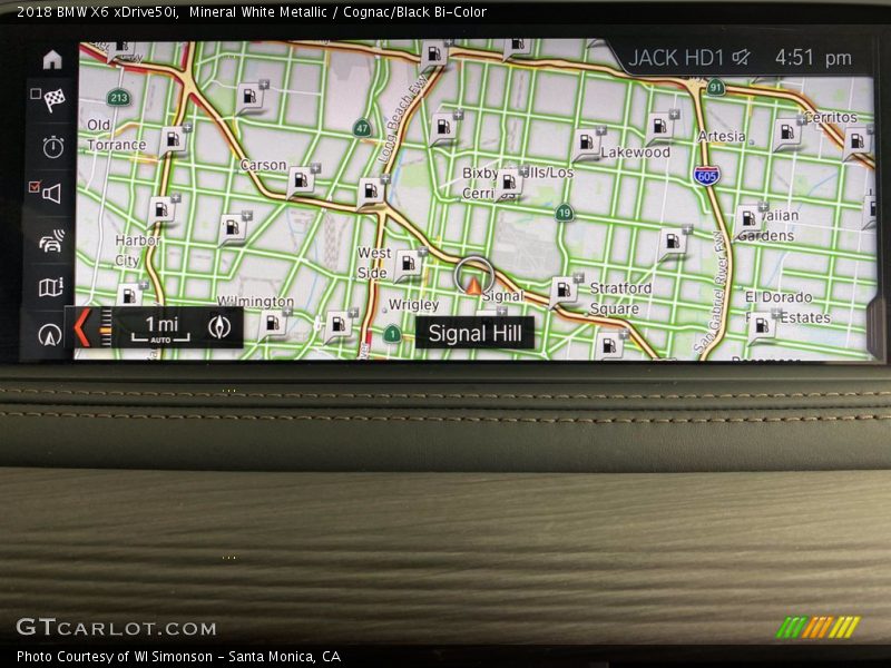 Mineral White Metallic / Cognac/Black Bi-Color 2018 BMW X6 xDrive50i