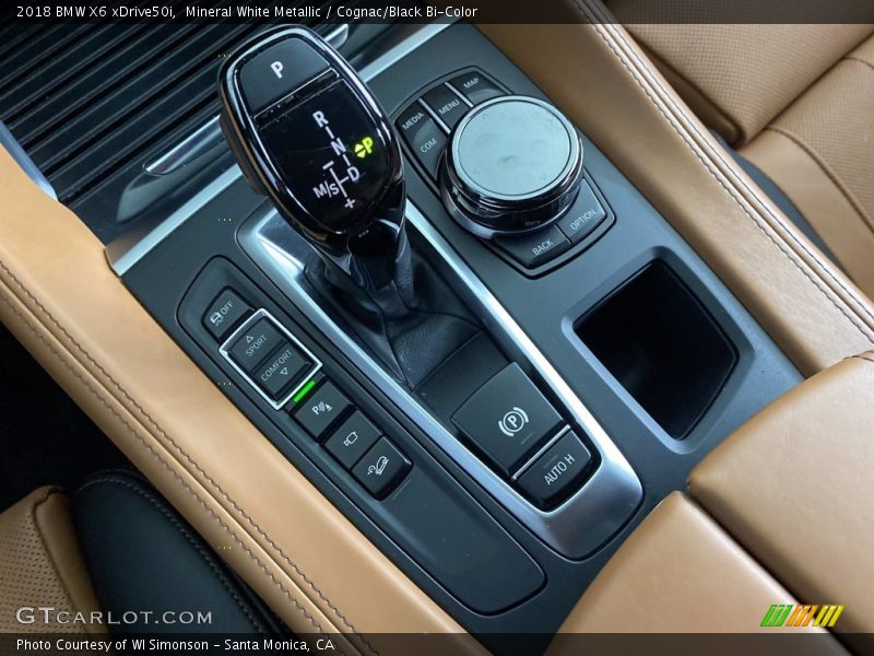 Mineral White Metallic / Cognac/Black Bi-Color 2018 BMW X6 xDrive50i
