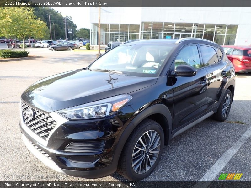 Black Noir Pearl / Gray 2020 Hyundai Tucson SEL AWD