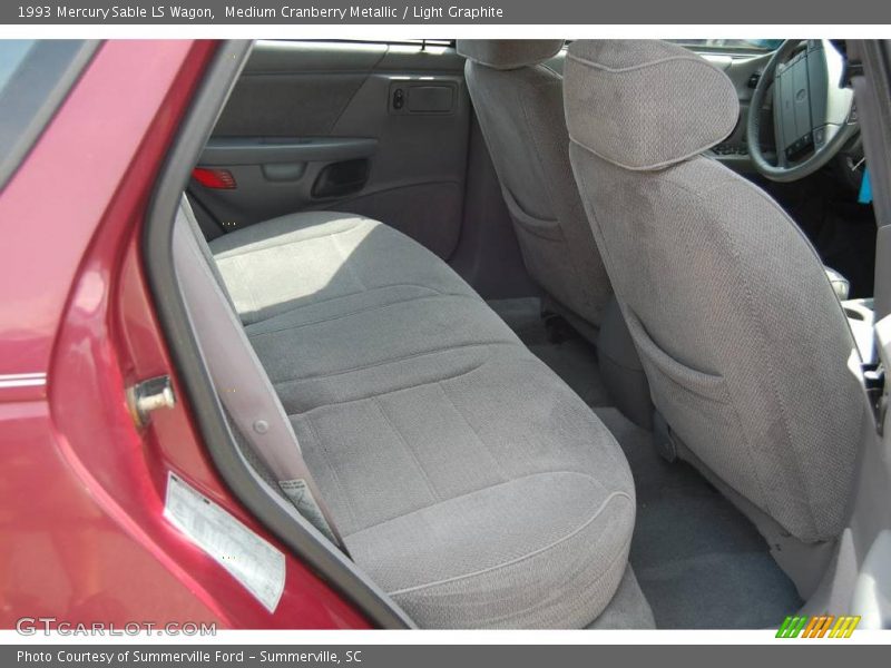 Medium Cranberry Metallic / Light Graphite 1993 Mercury Sable LS Wagon