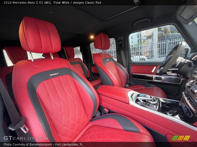 Polar White / designo Classic Red 2019 Mercedes-Benz G 63 AMG