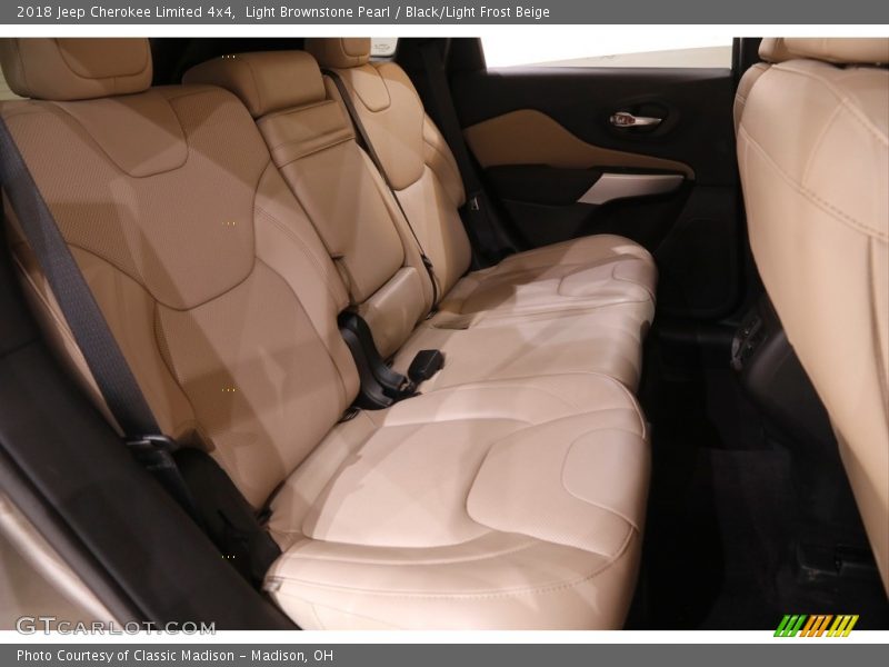 Light Brownstone Pearl / Black/Light Frost Beige 2018 Jeep Cherokee Limited 4x4
