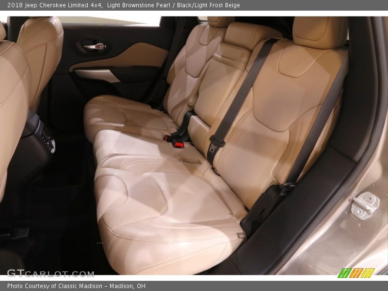 Light Brownstone Pearl / Black/Light Frost Beige 2018 Jeep Cherokee Limited 4x4