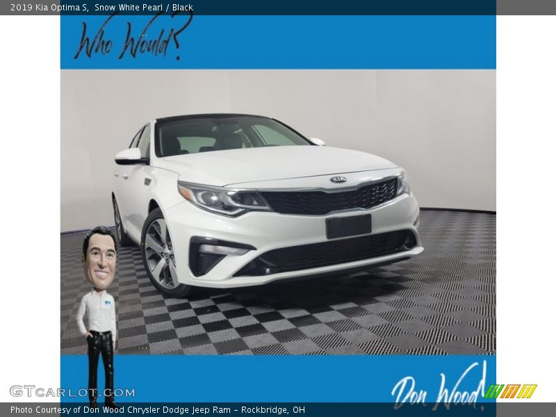 Snow White Pearl / Black 2019 Kia Optima S