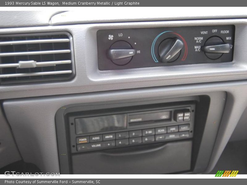 Medium Cranberry Metallic / Light Graphite 1993 Mercury Sable LS Wagon