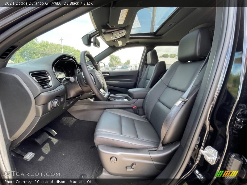 Front Seat of 2021 Durango GT AWD