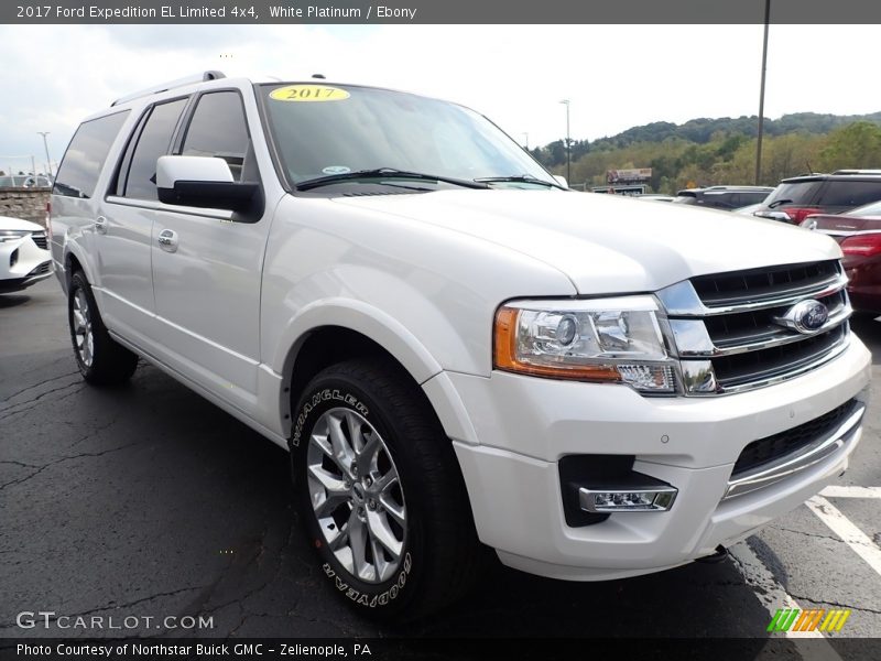 White Platinum / Ebony 2017 Ford Expedition EL Limited 4x4