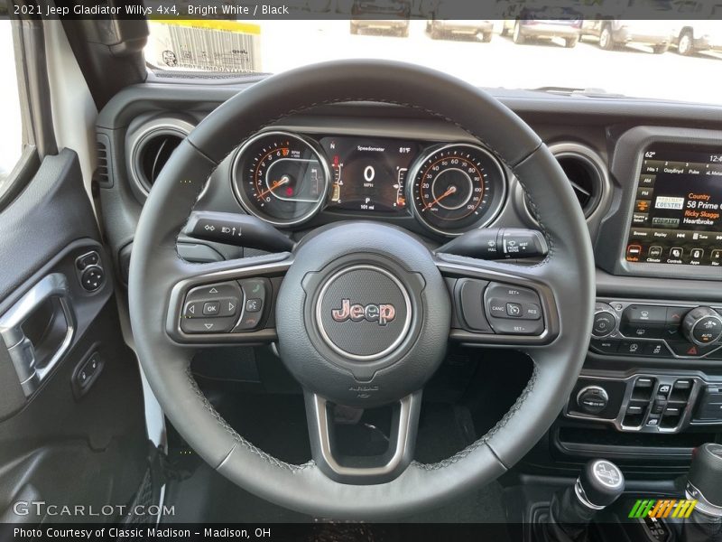 Bright White / Black 2021 Jeep Gladiator Willys 4x4