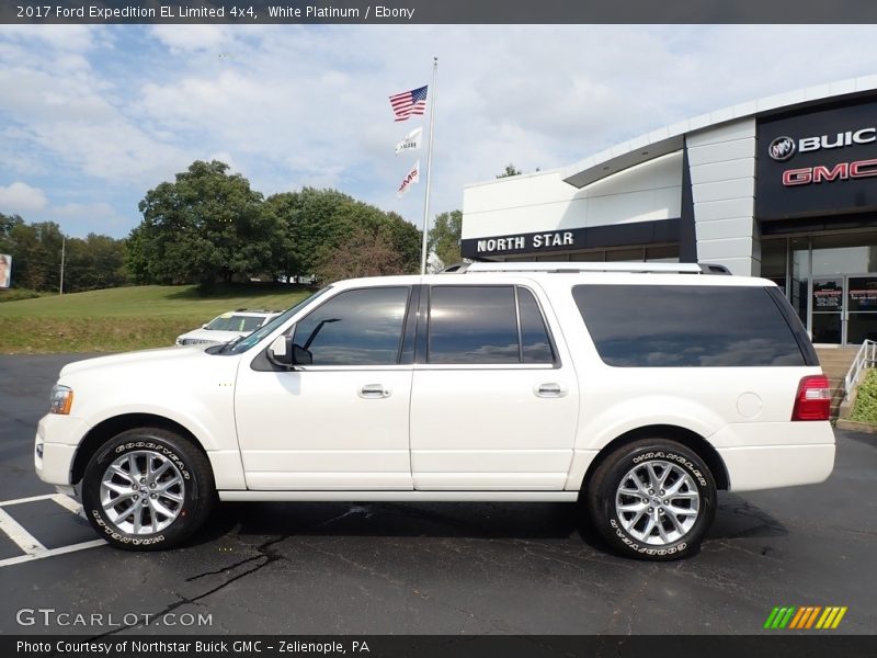 White Platinum / Ebony 2017 Ford Expedition EL Limited 4x4