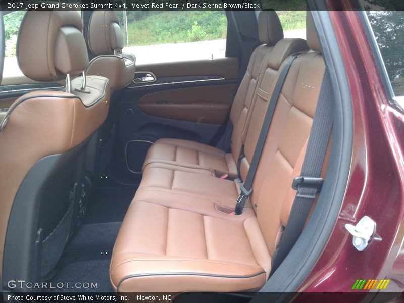 Rear Seat of 2017 Grand Cherokee Summit 4x4