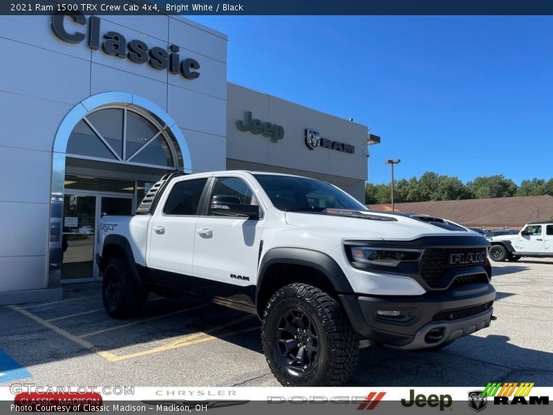 Bright White / Black 2021 Ram 1500 TRX Crew Cab 4x4