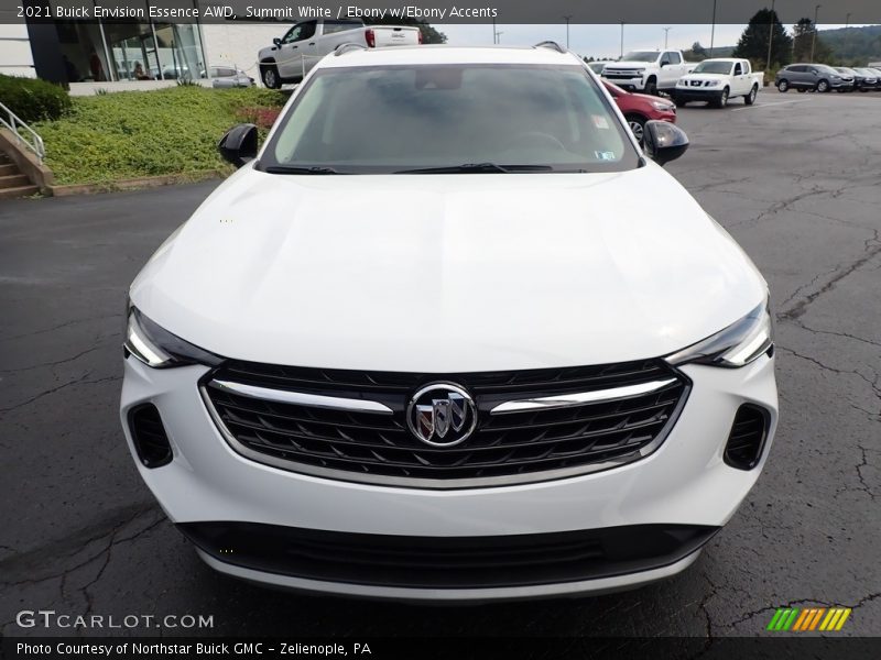 Summit White / Ebony w/Ebony Accents 2021 Buick Envision Essence AWD