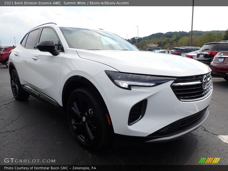 Summit White / Ebony w/Ebony Accents 2021 Buick Envision Essence AWD