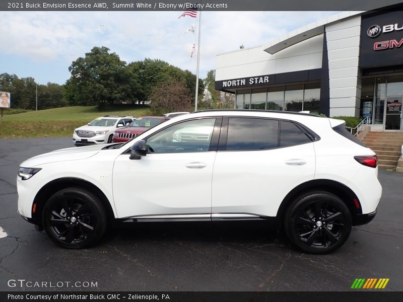 Summit White / Ebony w/Ebony Accents 2021 Buick Envision Essence AWD