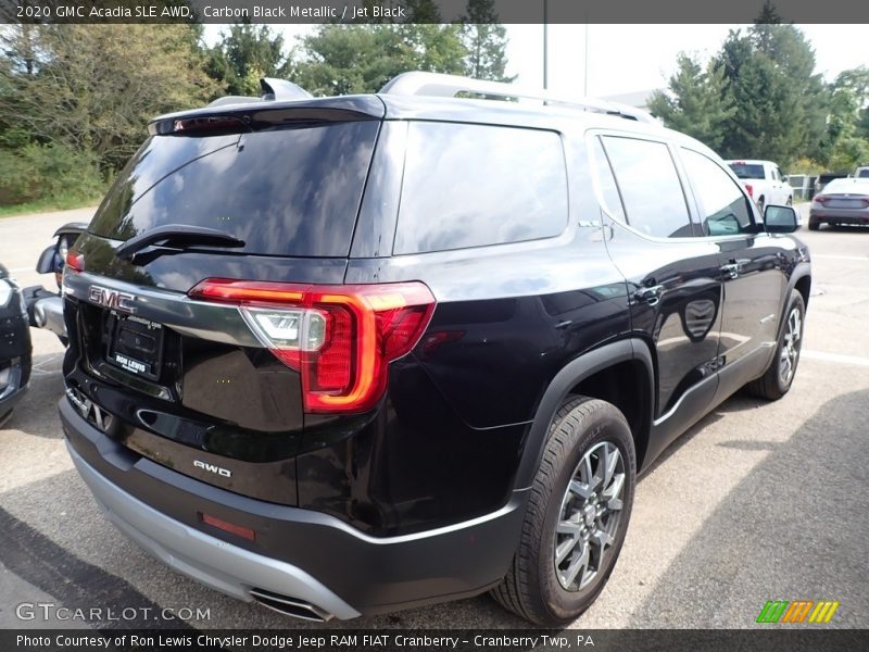 Carbon Black Metallic / Jet Black 2020 GMC Acadia SLE AWD