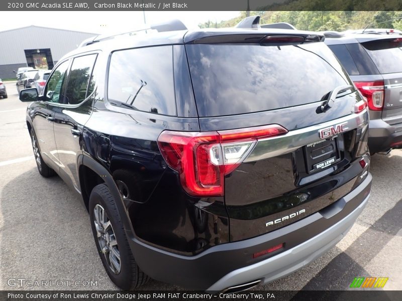 Carbon Black Metallic / Jet Black 2020 GMC Acadia SLE AWD