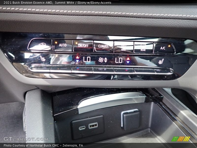 Summit White / Ebony w/Ebony Accents 2021 Buick Envision Essence AWD