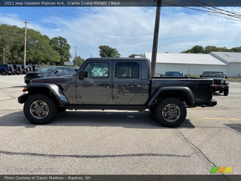 Granite Crystal Metallic / Black 2021 Jeep Gladiator Rubicon 4x4