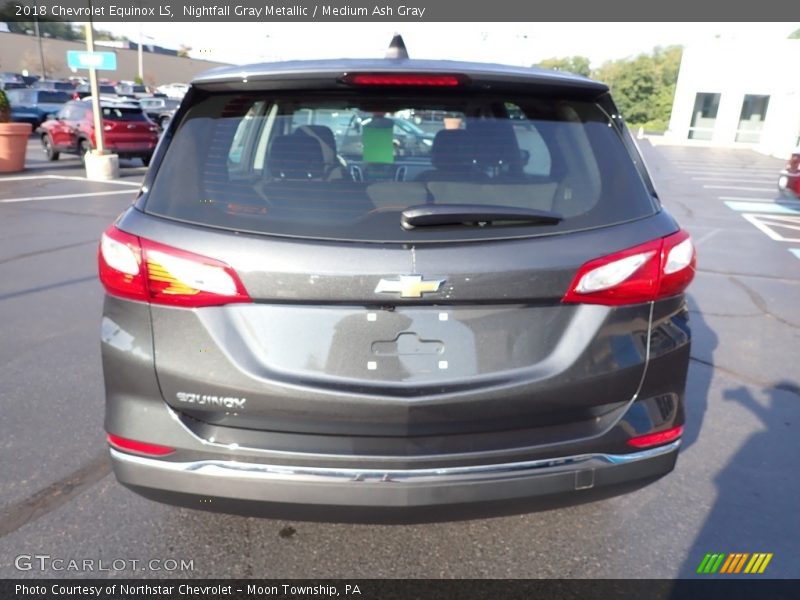 Nightfall Gray Metallic / Medium Ash Gray 2018 Chevrolet Equinox LS
