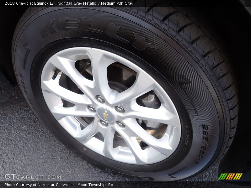 Nightfall Gray Metallic / Medium Ash Gray 2018 Chevrolet Equinox LS