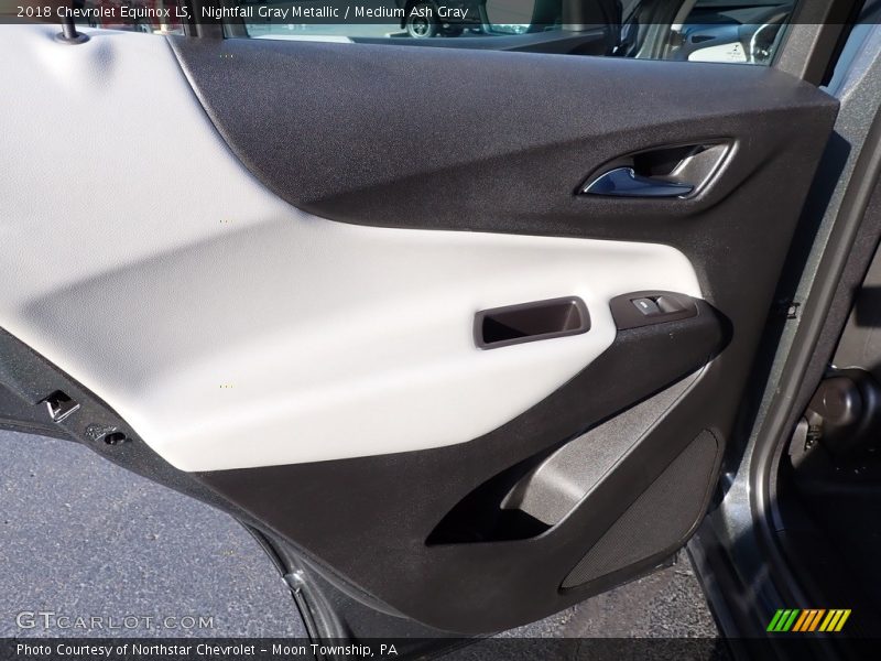 Nightfall Gray Metallic / Medium Ash Gray 2018 Chevrolet Equinox LS
