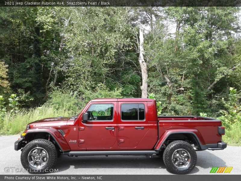 Snazzberry Pearl / Black 2021 Jeep Gladiator Rubicon 4x4