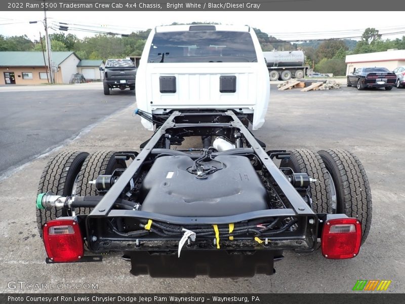 Bright White / Black/Diesel Gray 2022 Ram 5500 Tradesman Crew Cab 4x4 Chassis